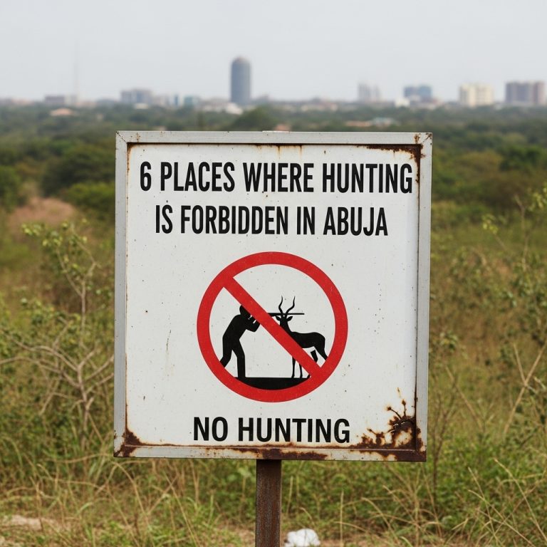 Places Where Hunting is Forbidden in Abuja
